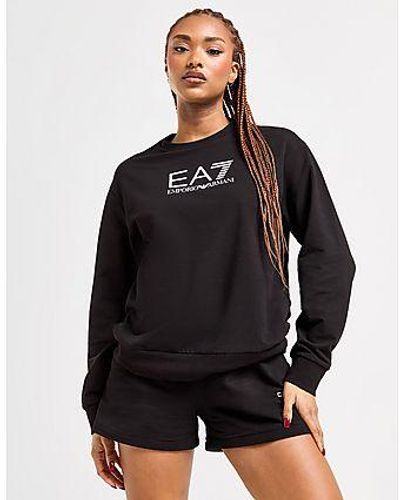 EA7 Train Sweatshirt/shorts Set - Black