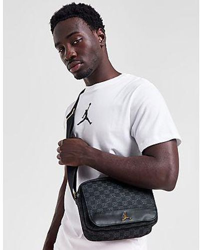 Black Jordan Monogram Crossbody Bag - JD Sports Global