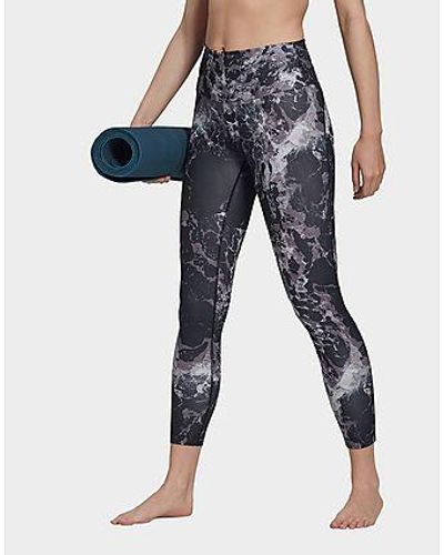adidas Yoga Essentials Print 7/8 Leggings - Black