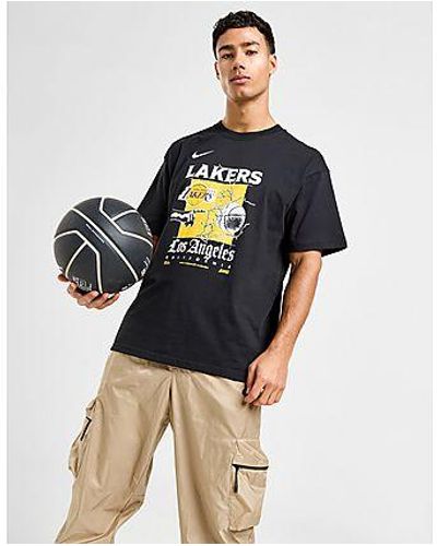 Nike NBA LA Lakers Courtside Max90 T-Shirt - Noir