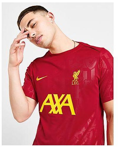 Nike Liverpool Fc Pre Match Shirt - Red