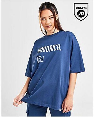 Hoodrich T-shirt Frenzy V2 Boyfriend - Bleu