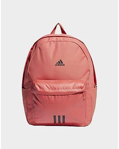 adidas Classic Badge Of Sport 3-stripes Backpack - Red