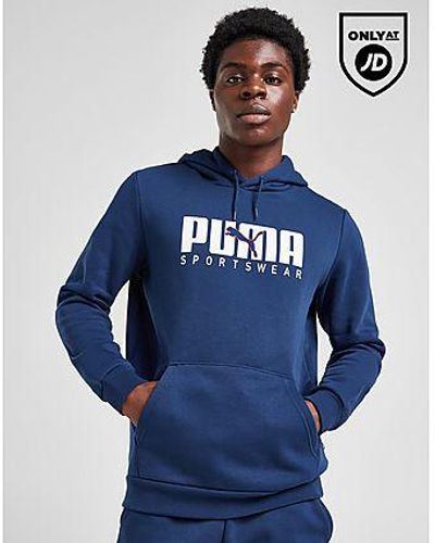 PUMA Core Sportswear Felpa con cappuccio - Blu