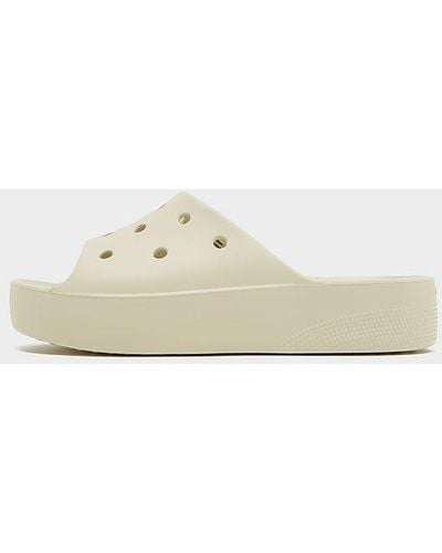 Crocs™ Classic Platform Slides - White