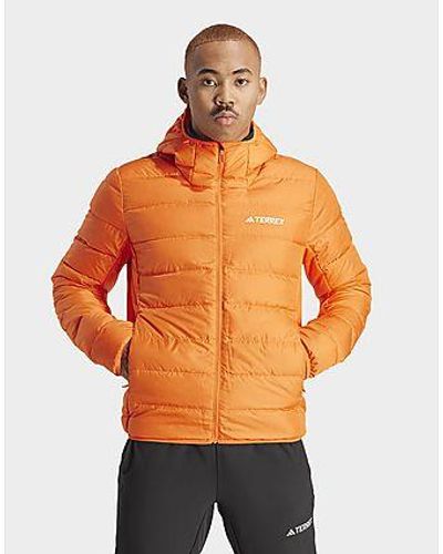 adidas Terrex Multi Light Down Hooded Jacket - Orange