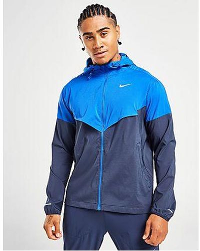 Nike Veste de running déperlante Windrunner - Bleu
