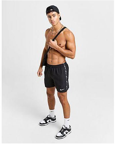 Nike Short de bain Tape - Noir