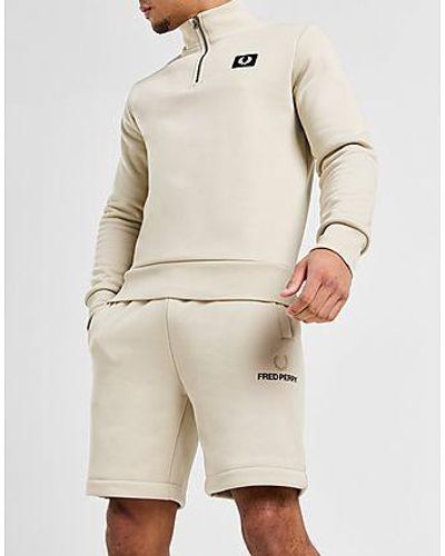 Fred Perry Stack Shorts - Natural