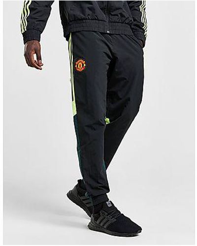 adidas Pantalon de jogging toile Manchester United - Noir
