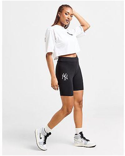 KTZ Mlb New York Yankees Cycle Shorts - Black