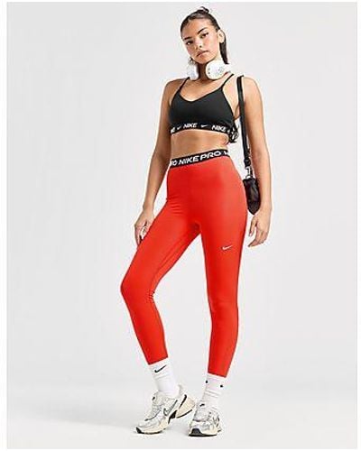 Nike Pro Training Dri-fit Tights - Red