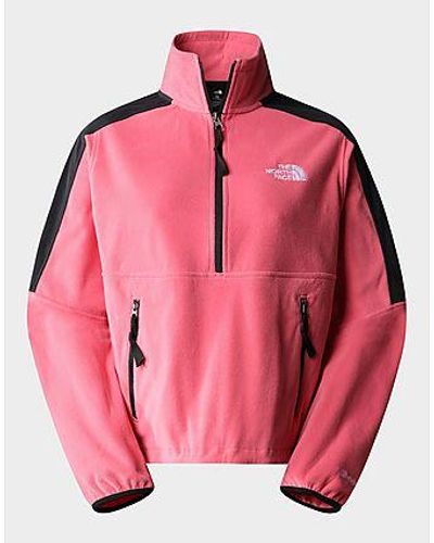 The North Face Elements Polartec 100 1/4 Zip Fleece - Pink
