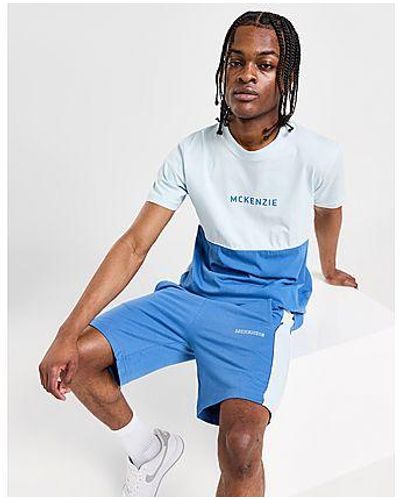 McKenzie Ovate T-shirt/shorts Set - Blue