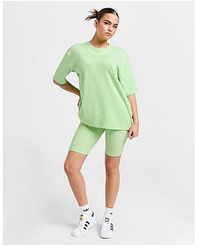 adidas Originals Essential Ribbed Cycle Shorts - Green