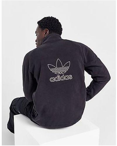 adidas Originals Trefoil 1/2 Zip Fleece - Blue