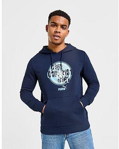 PUMA Manchester City Fc Cult Hoodie - Blue