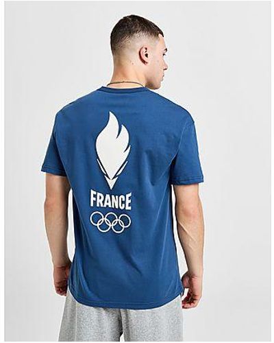 Le Coq Sportif Team France 2024 T-shirt - Blue