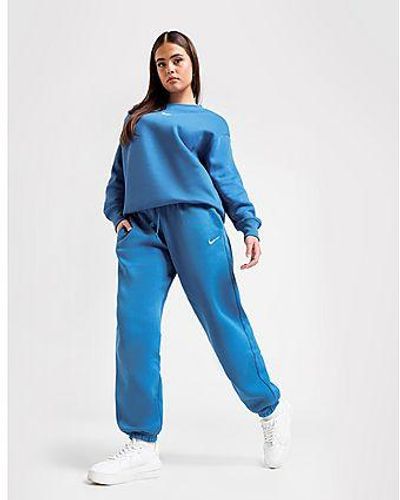 Nike Phoenix Fleece Oversized Joggers - Blue