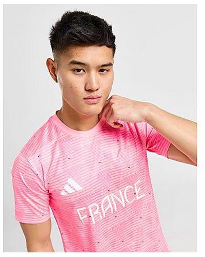 adidas Team France Training T-shirt - Pink
