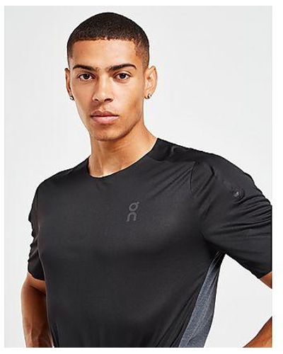 On Running Performance Polyester T-shirt - Black