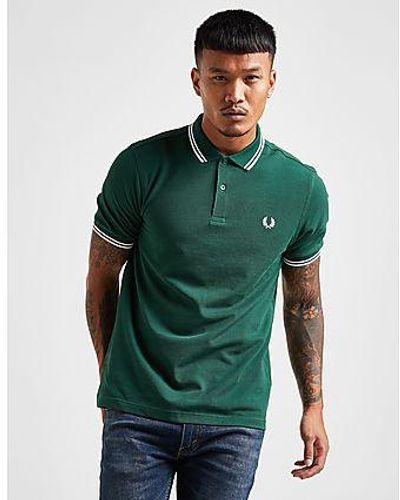 Fred Perry Maglia Polo Twin Tipped - Verde