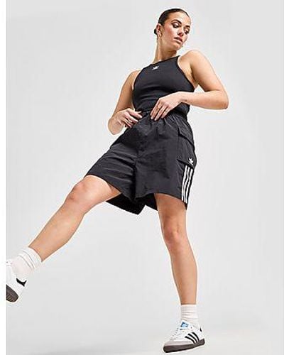 adidas Originals 3-Stripes Cargo Shorts - Nero