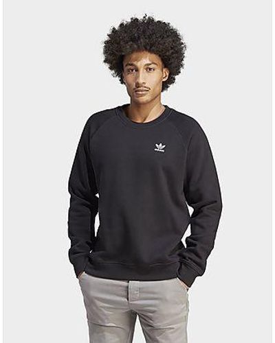 adidas Sweat-shirt ras-du-cou Trèfle Essentials - Noir