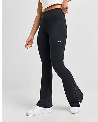 Nike Sportswear Chill Ribbed Flare Leggings - Noir