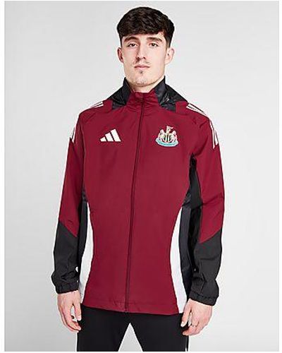 adidas Newcastle United Fc All-weather Jacket - Red