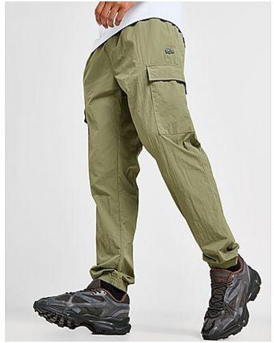 Lacoste Woven Cargo Trousers - Green
