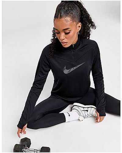 Nike Running Swoosh 1/4 Zip Top - Nero