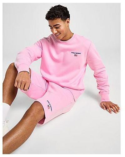 Polo Ralph Lauren Small Logo Crew Sweatshirt - Pink