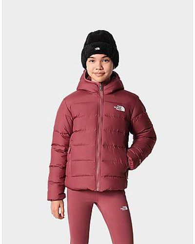 The North Face G Reversible North Down Hooded Jacket - Red