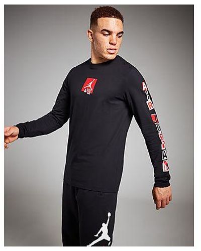 Nike Graphic Long Sleeve T-Shirt - Nero