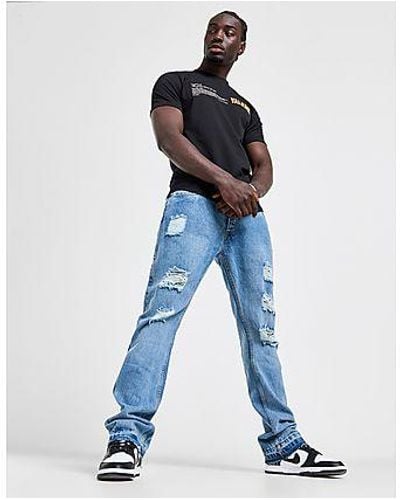Brave Soul Florida Ripped Jeans - Black