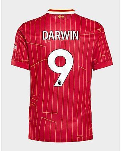 Nike Liverpool Fc 2024/25 Darwin #9 Home Shirt - Red
