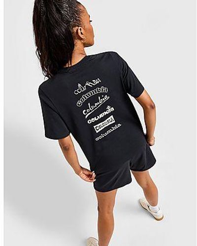 Columbia T-shirt Graphique au dos - Noir