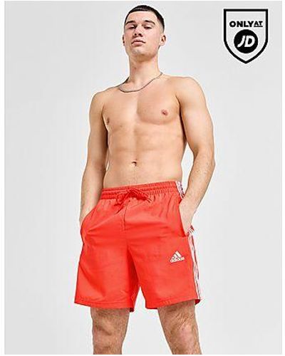 adidas Badge Of Sport Woven Swim Shorts - Rosso