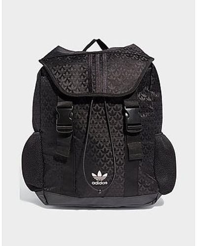 adidas Originals Trefoil Monogram Jacquard Backpack - Black