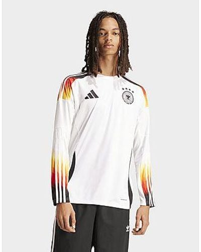 adidas Germany 24 Long Sleeve Home Jersey - Black
