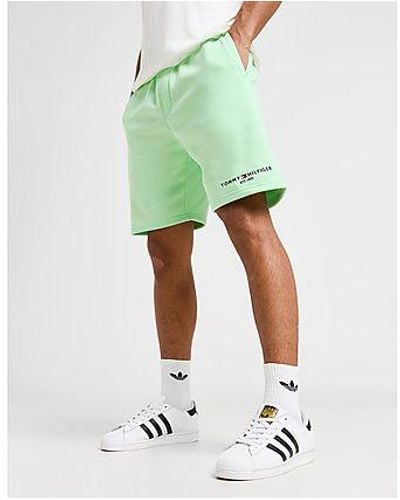 Tommy Hilfiger Small Logo Fleece Shorts - Green