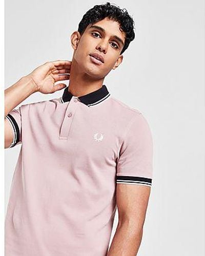 Fred Perry Contrast Collar Polo Shirt - Black