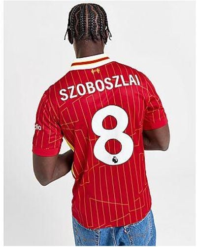Nike Liverpool Fc 2024/25 Szoboszlai #8 Home Shirt - Red