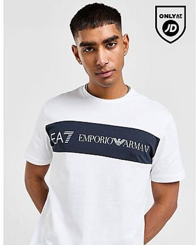 EA7 T-shirt Colour Block - Noir