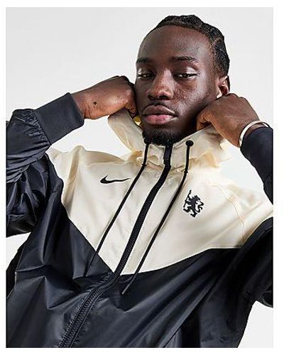 Nike Chelsea Fc Windrunner Hooded Jacket - Black