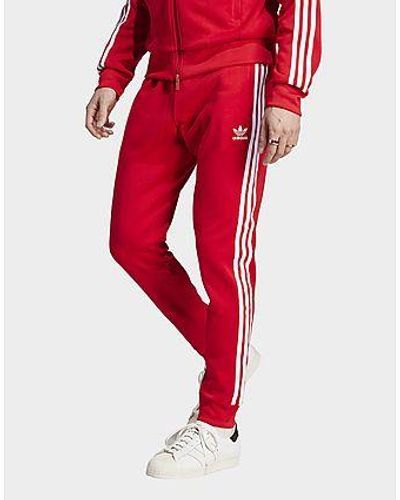 adidas Originals Pantalon de survêtement Adicolor Classics SST - Rouge