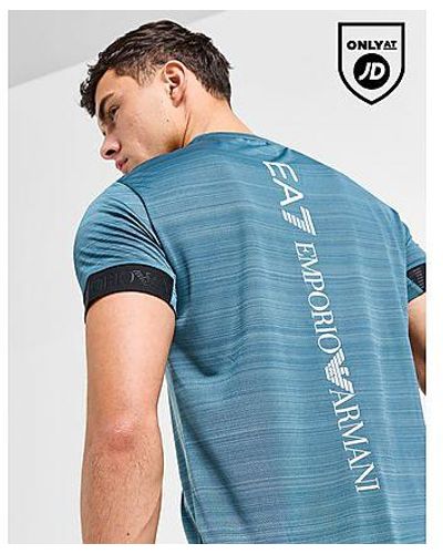 EA7 T-shirt Tech - Bleu