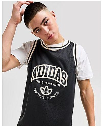 adidas Originals Varsity Basketball Vest - Black