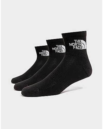The North Face 3-pack Quarter Socks - Black